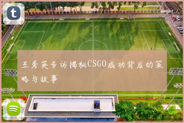 王秀英专访揭秘CSGO成功背后的策略与故事